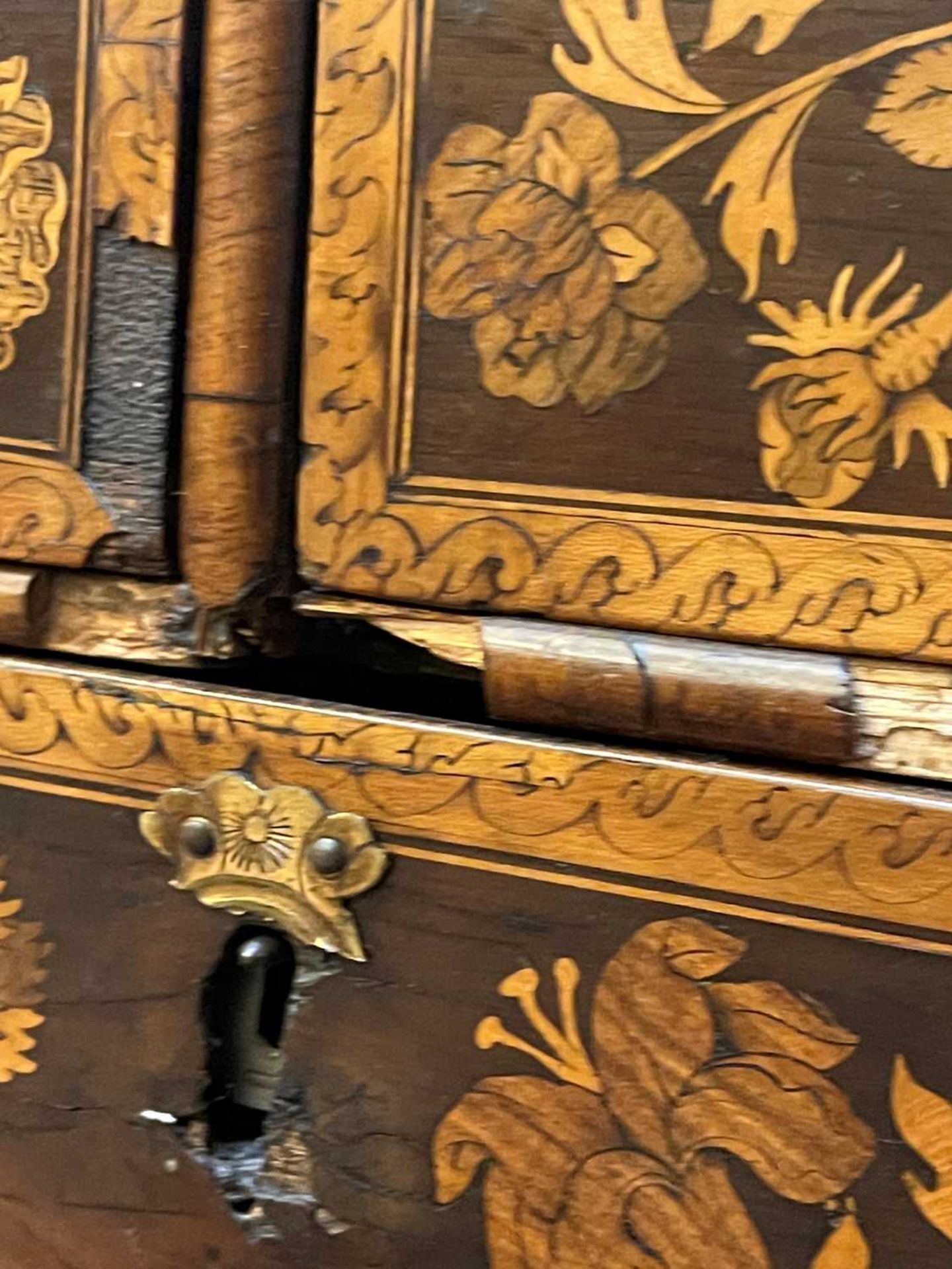A William and Mary walnut and marquetry chest of drawers, - Image 31 of 74