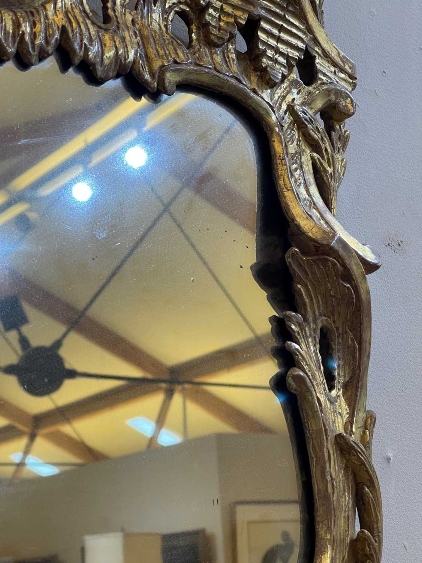 A giltwood pier mirror, - Image 22 of 30
