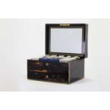 A Victorian coromandel dressing box,