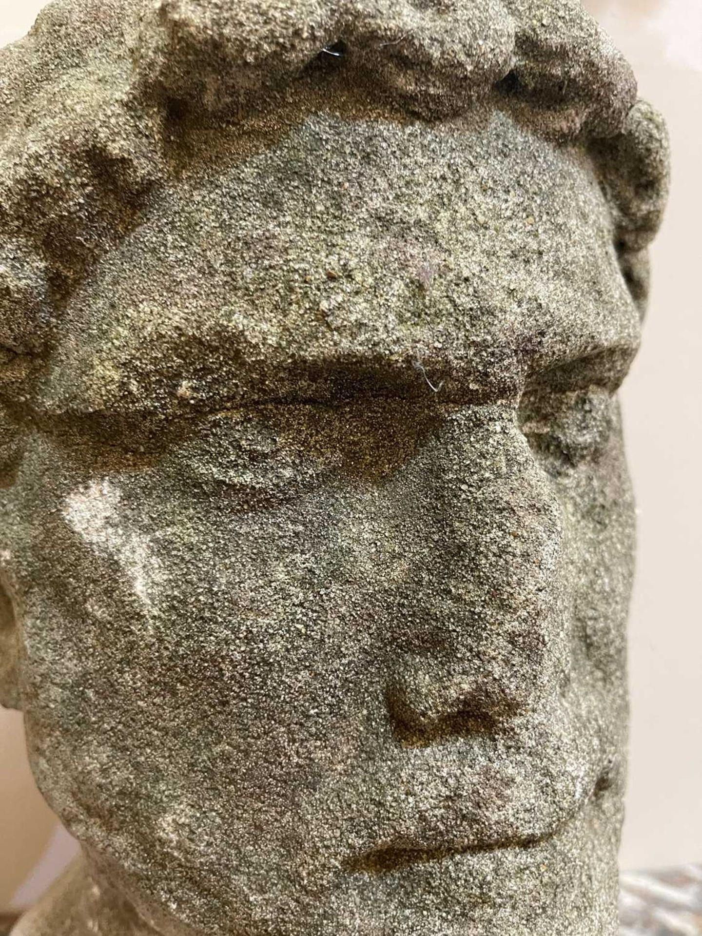 A composite stone bust after the antique, - Image 13 of 17