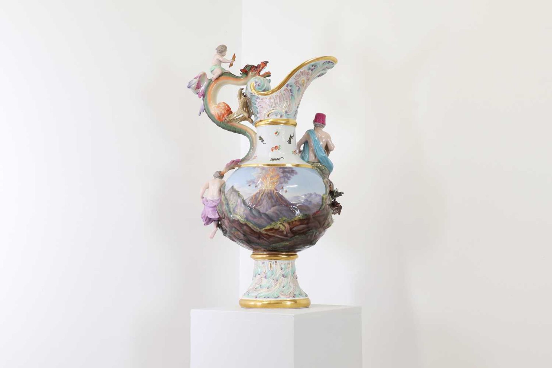 A Meissen porcelain ewer, emblematic of fire, - Image 5 of 28