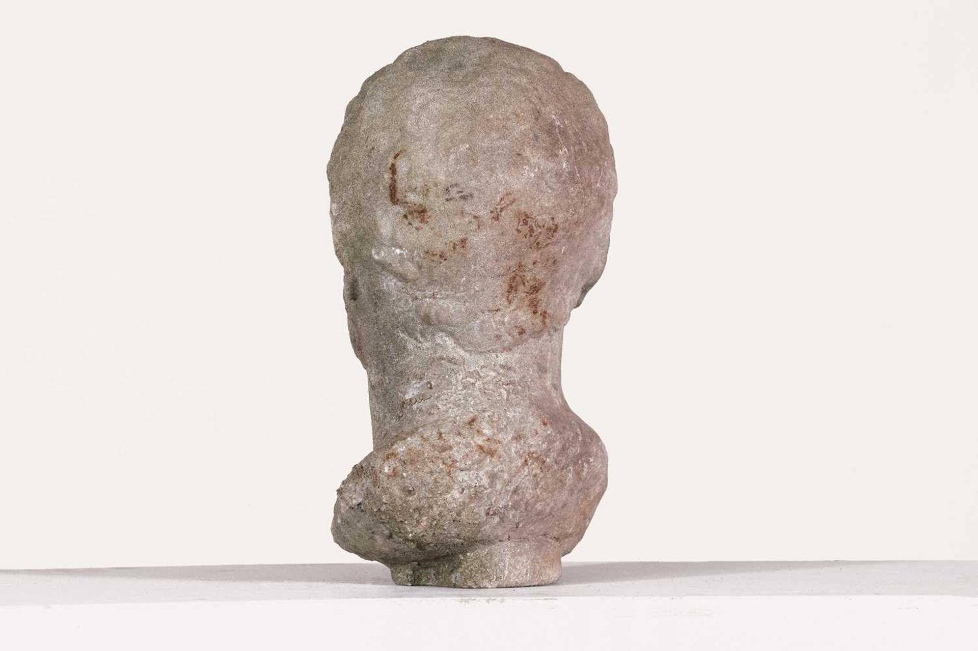 A composite stone bust after the antique, - Image 5 of 17