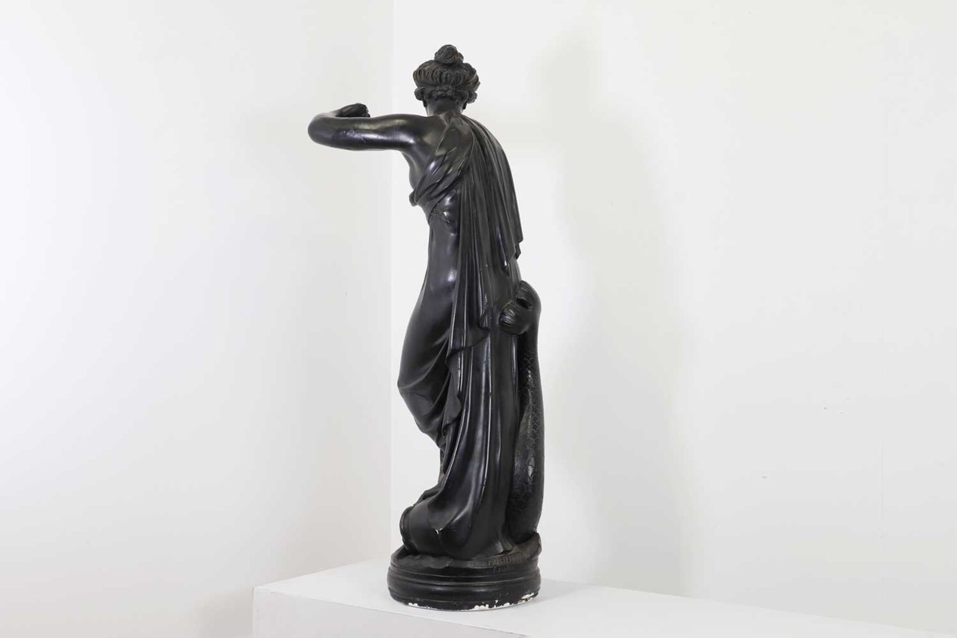 A Regency bronzed plaster figural lamp support by Humphrey Hopper, - Image 3 of 6