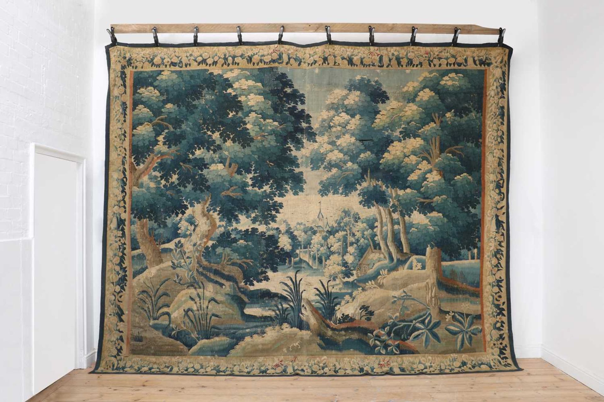 A Flemish Oudenaarde verdure tapestry,