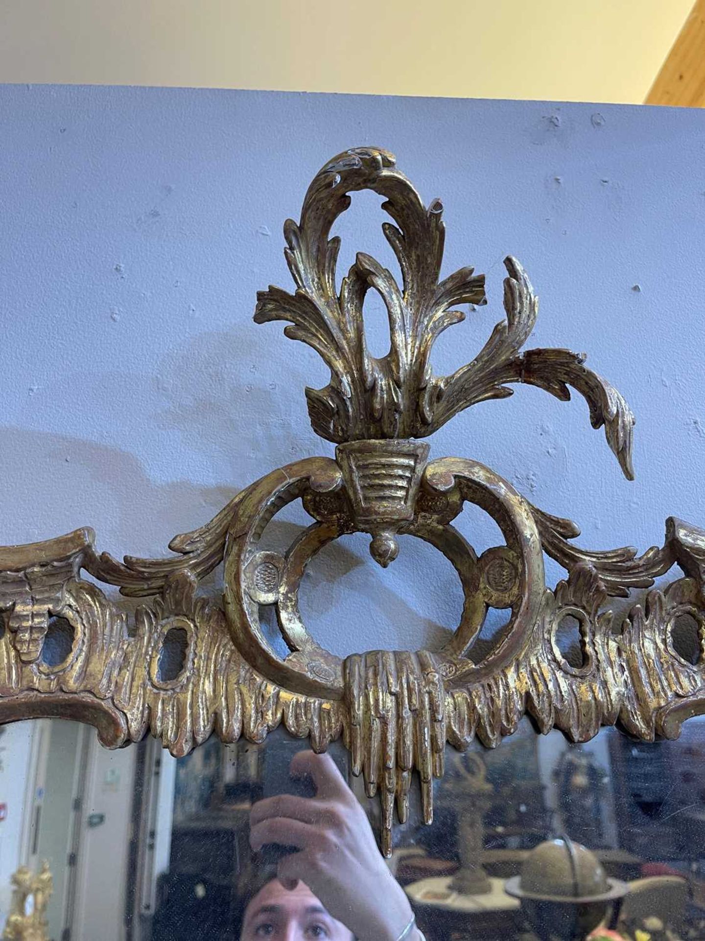 A giltwood pier mirror, - Image 23 of 30