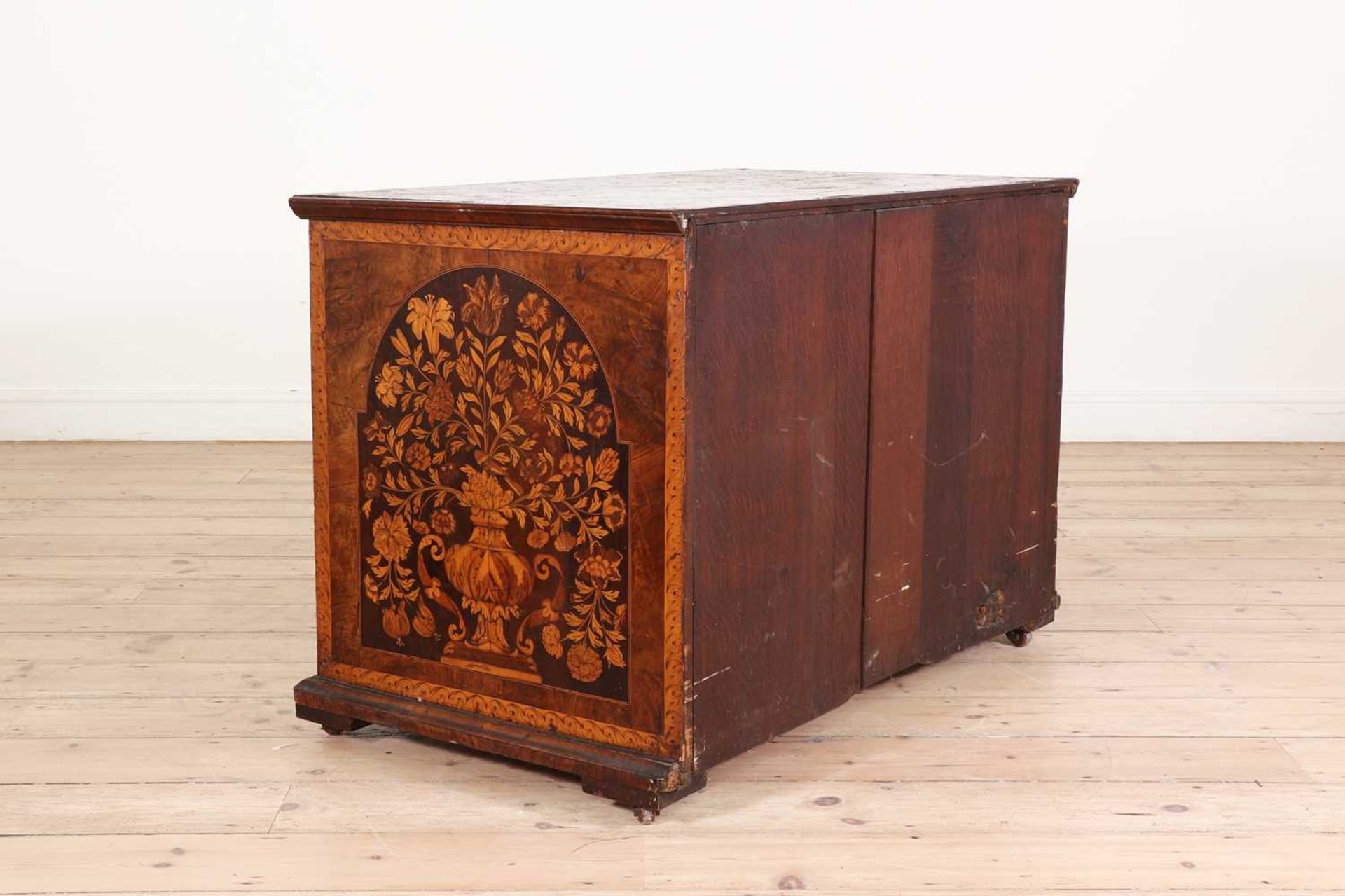 A William and Mary walnut and marquetry chest of drawers, - Image 3 of 74