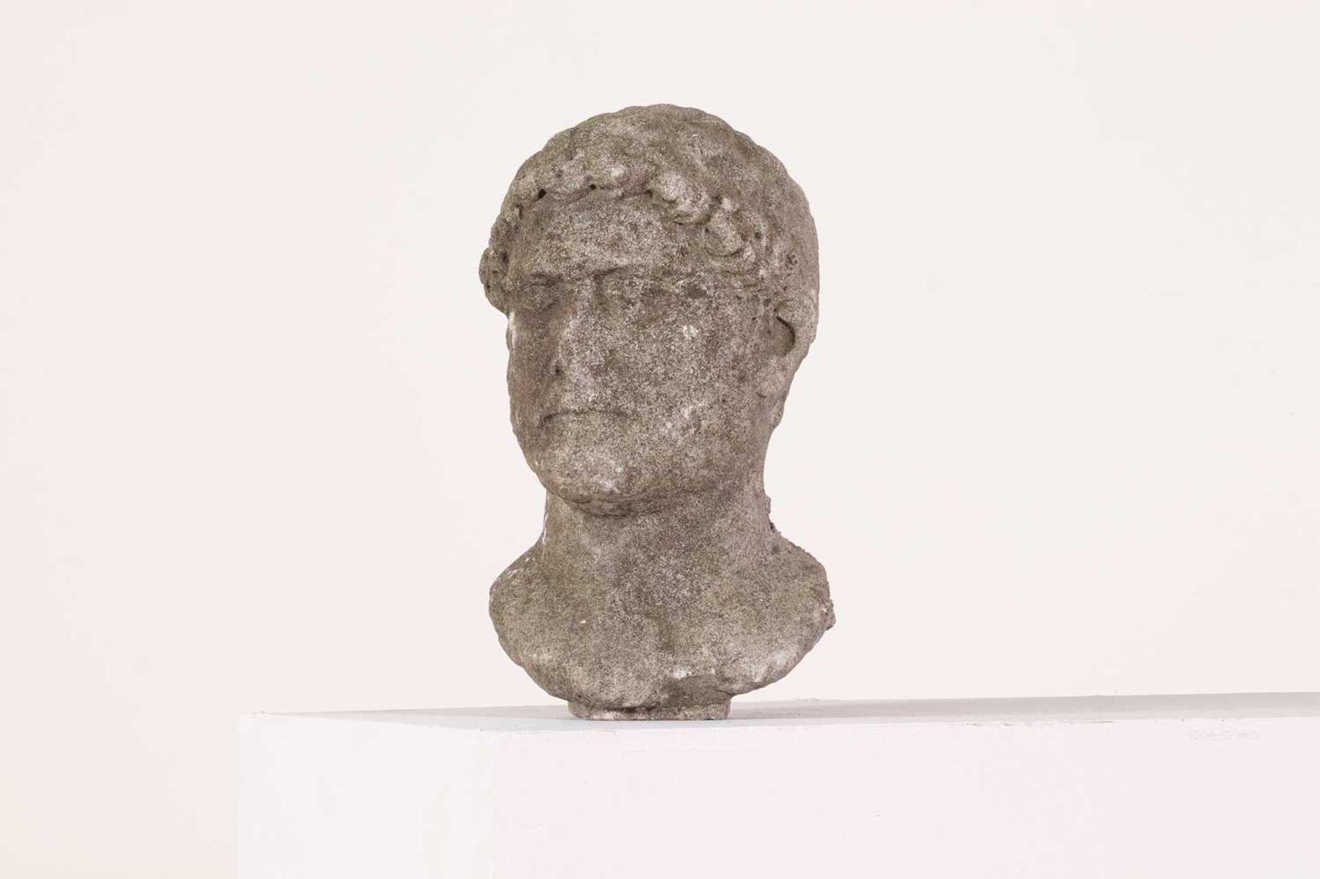 A composite stone bust after the antique, - Image 3 of 17