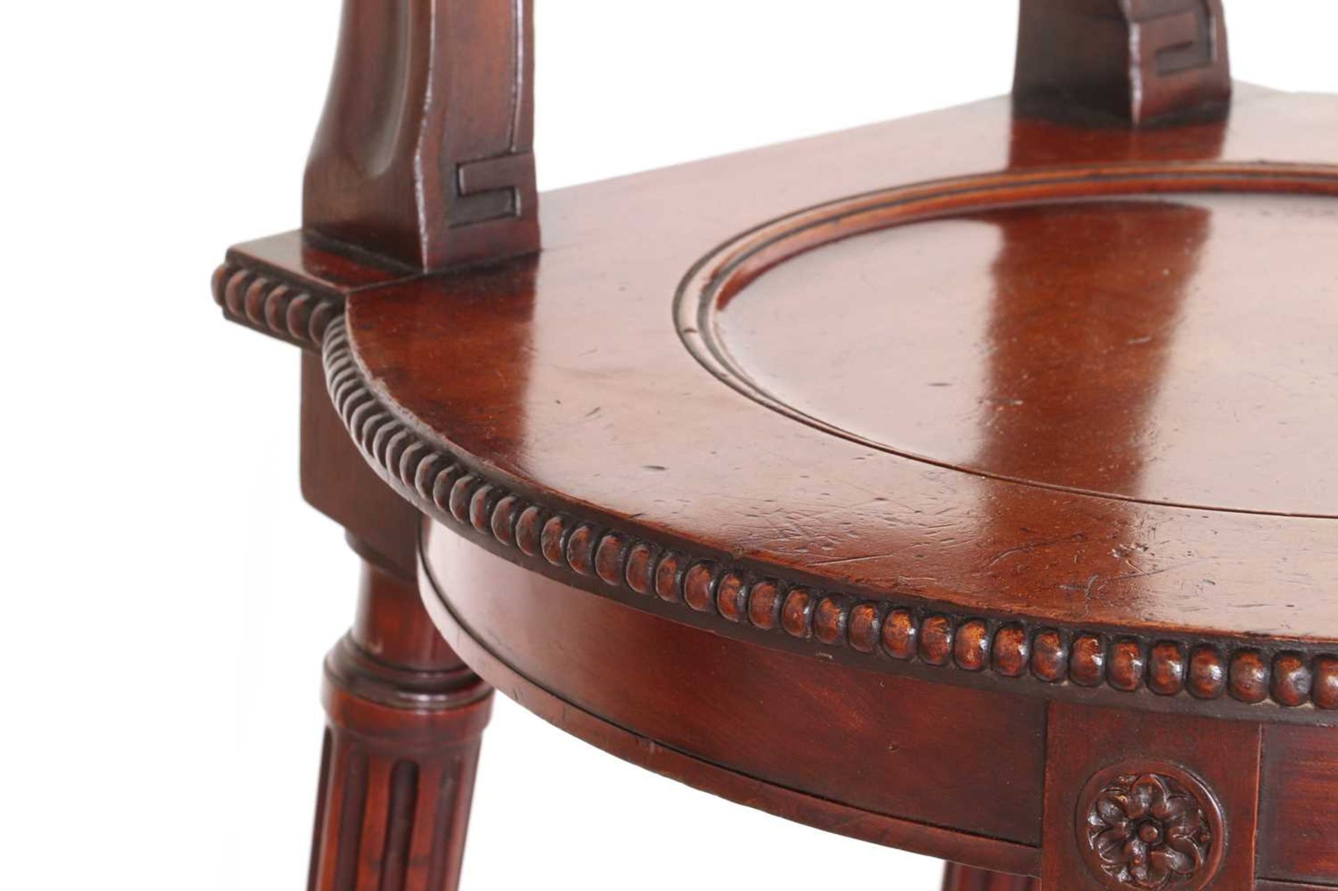 A George III mahogany hall chair by Thomas Chippendale, - Image 11 of 46