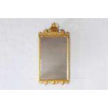 A George I gilt gesso girandole mirror,