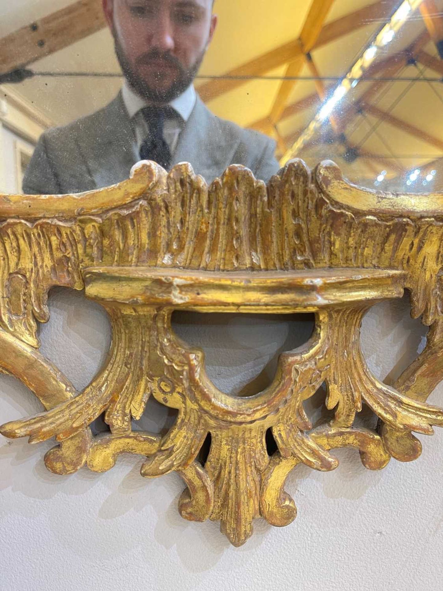A giltwood pier mirror, - Image 27 of 30