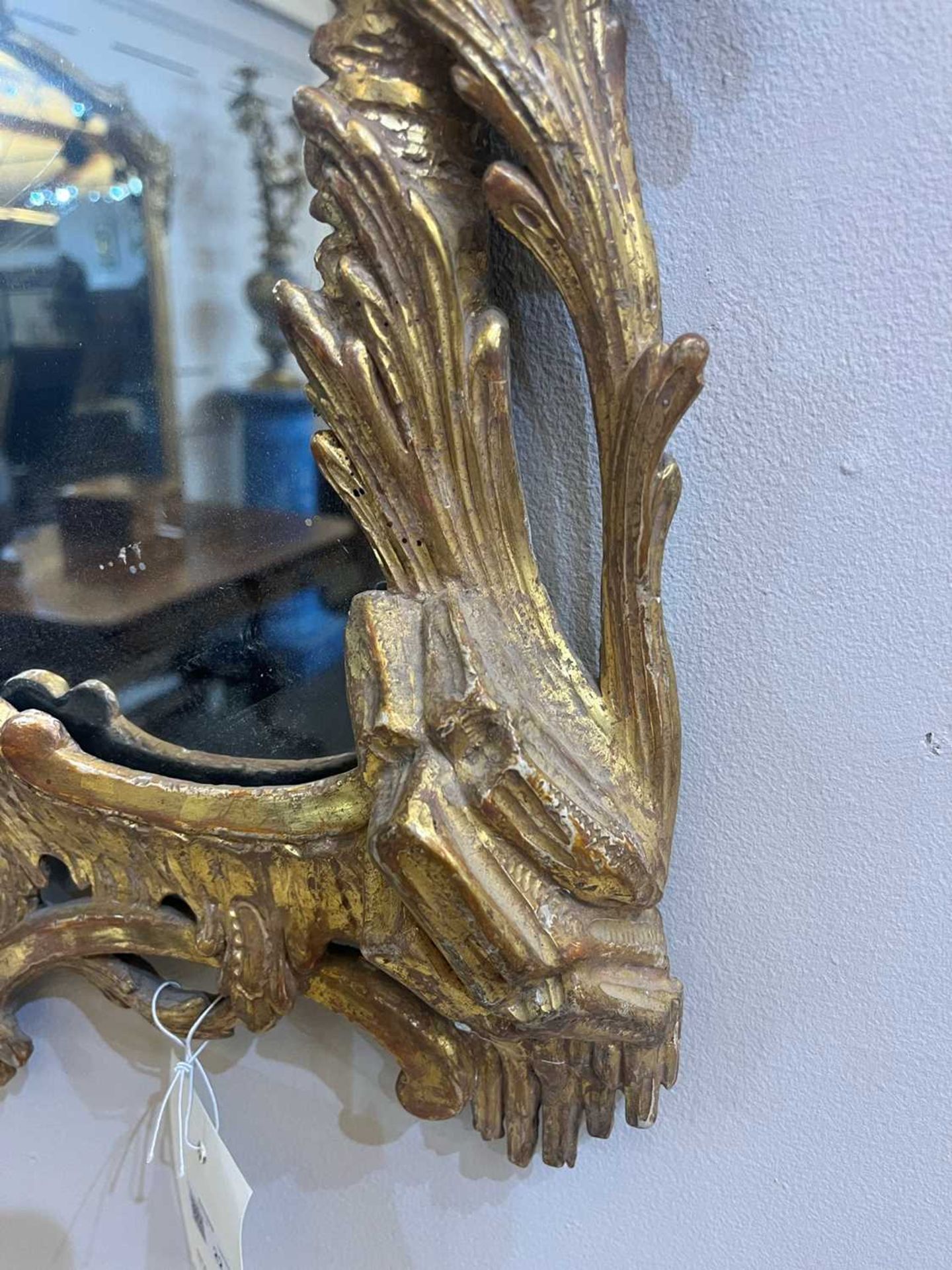 A giltwood pier mirror, - Image 10 of 30