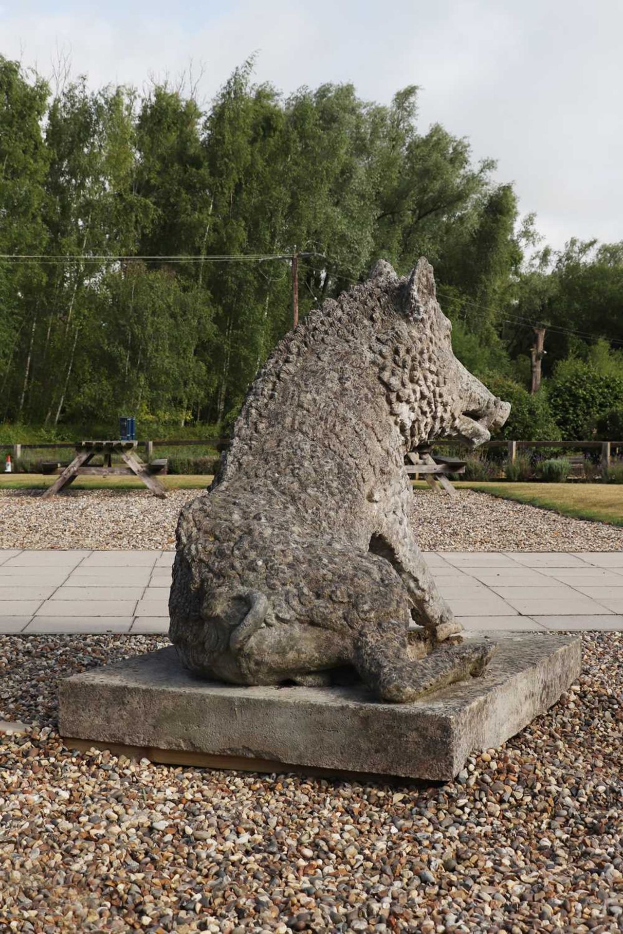 A Victorian composite stone model of the Uffizi Boar, called 'Il Porcellino', - Bild 10 aus 16