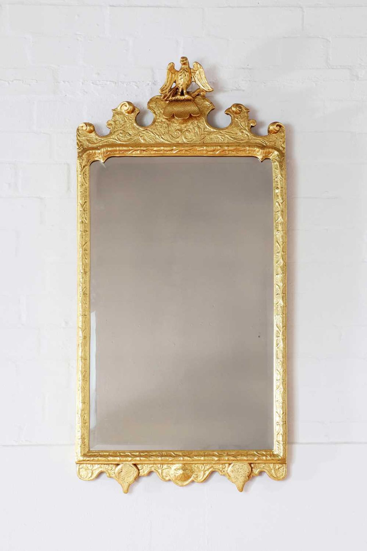 A George I gilt gesso girandole mirror, - Image 2 of 5