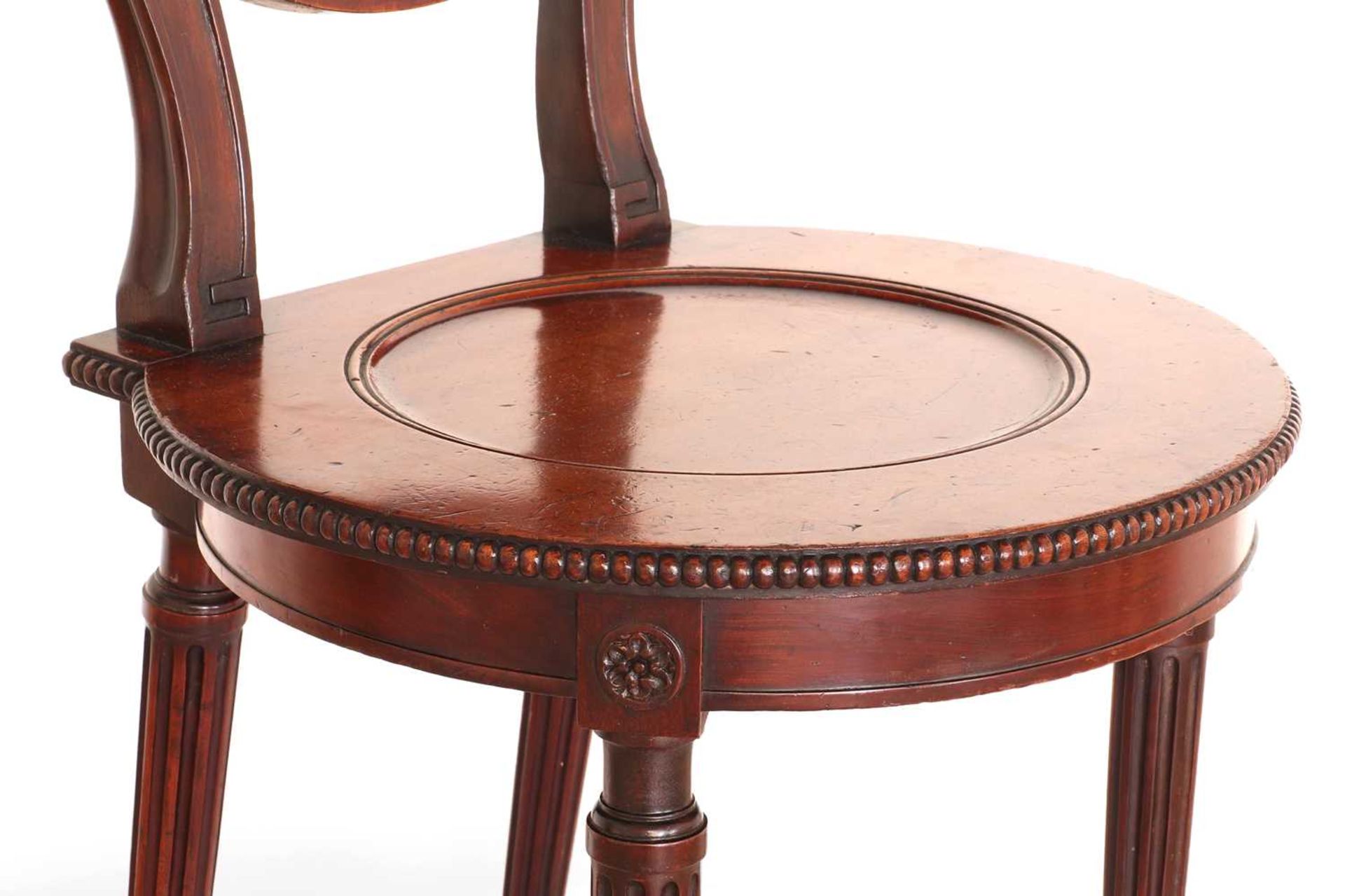 A George III mahogany hall chair by Thomas Chippendale, - Image 10 of 46