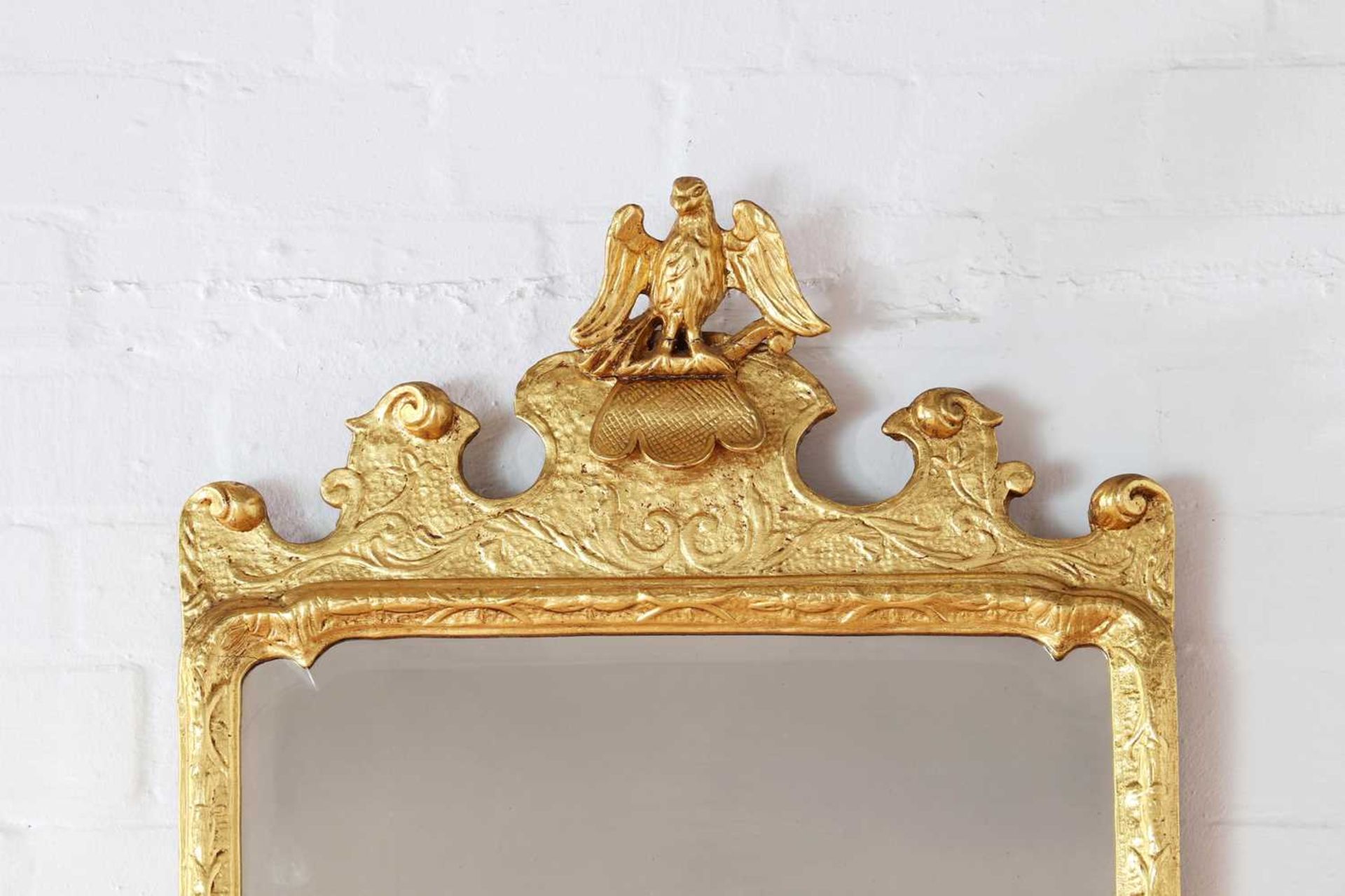 A George I gilt gesso girandole mirror, - Image 3 of 5