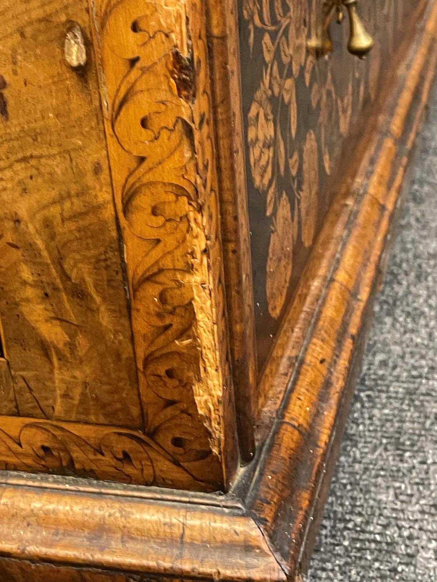 A William and Mary walnut and marquetry chest of drawers, - Image 35 of 74