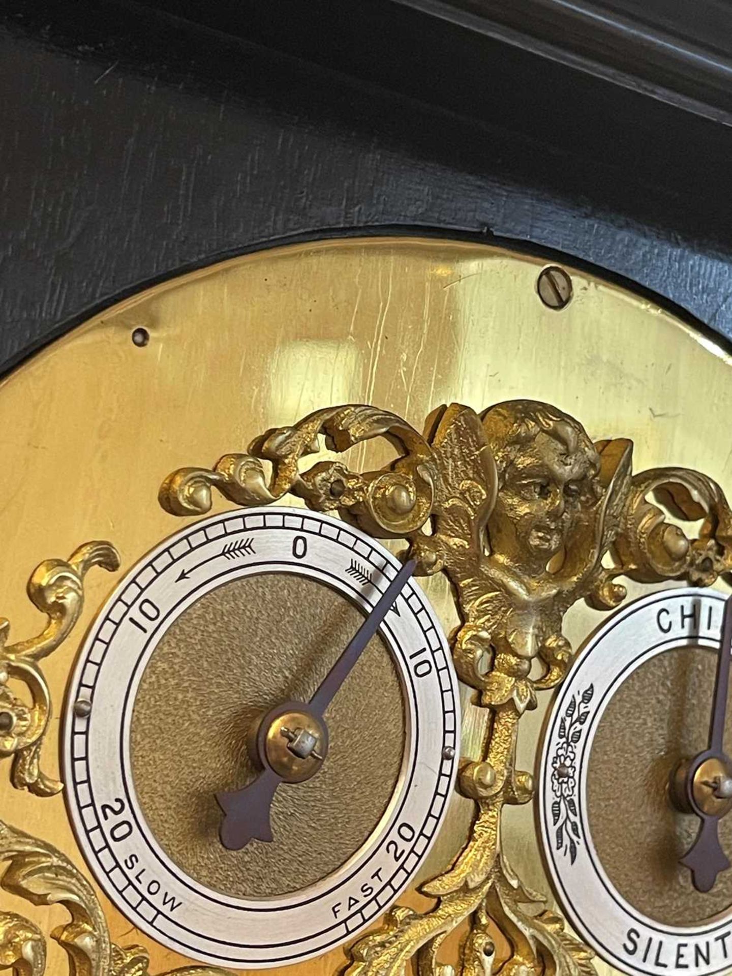 An ebonised musical bracket clock, - Bild 24 aus 30