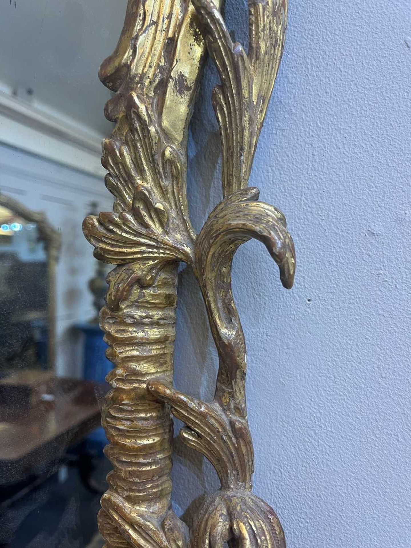 A giltwood pier mirror, - Image 8 of 30