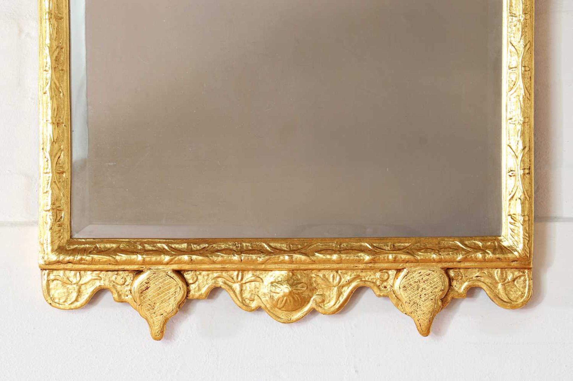 A George I gilt gesso girandole mirror, - Image 4 of 5