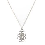 A Modernist sterling silver 'bubbles' pendant, by Jack Spencer,