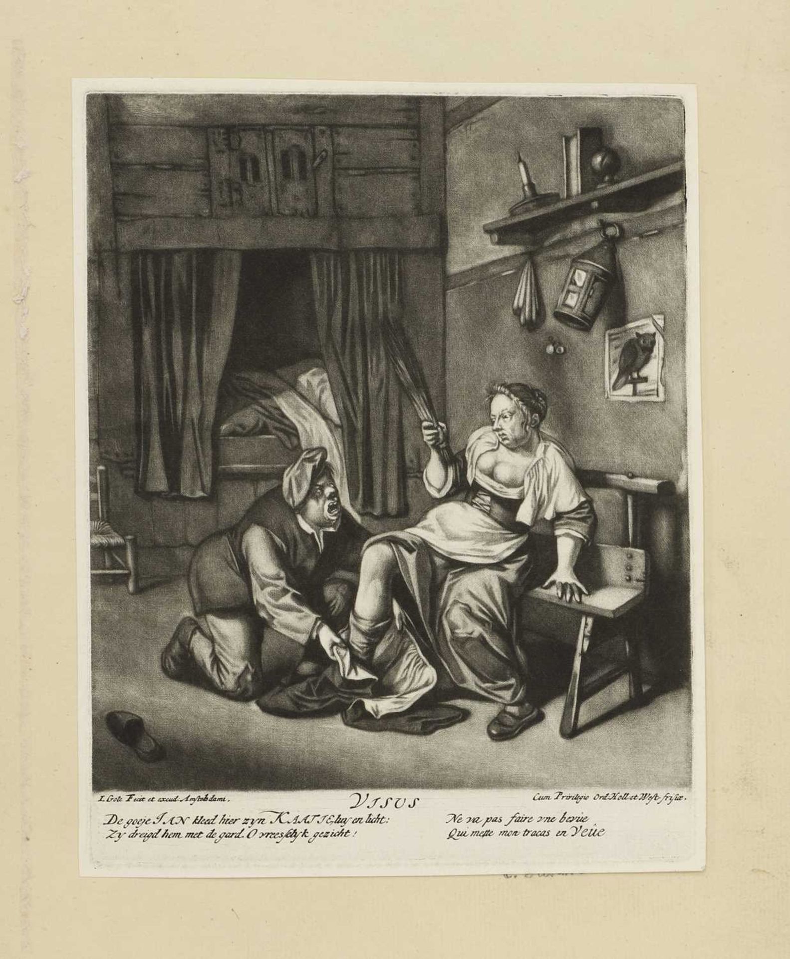 Jacob Gole, after Cornelis Dusart - Image 6 of 20