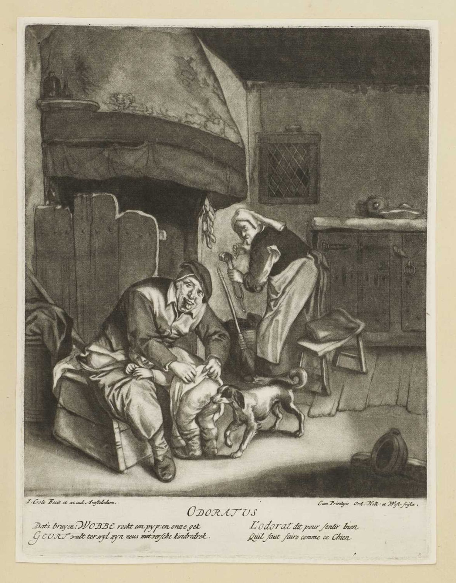 Jacob Gole, after Cornelis Dusart - Image 9 of 20