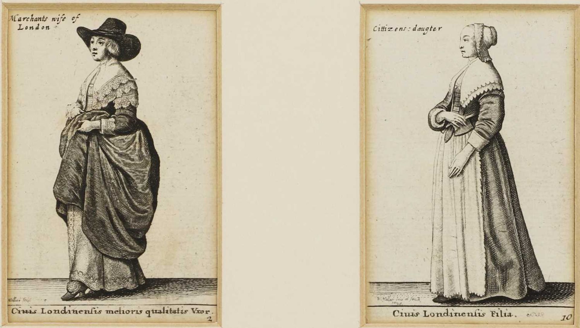 Wenceslaus Hollar (Bohemian, 1607-1677) - Image 8 of 23