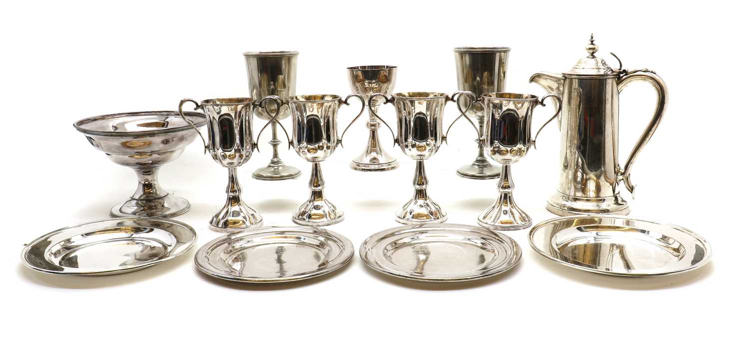 A collection of Ecclesiastical silver plated and EPBM items, - Image 2 of 3