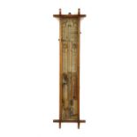 An Admiral Fizeroy Gothic Revival barometer,