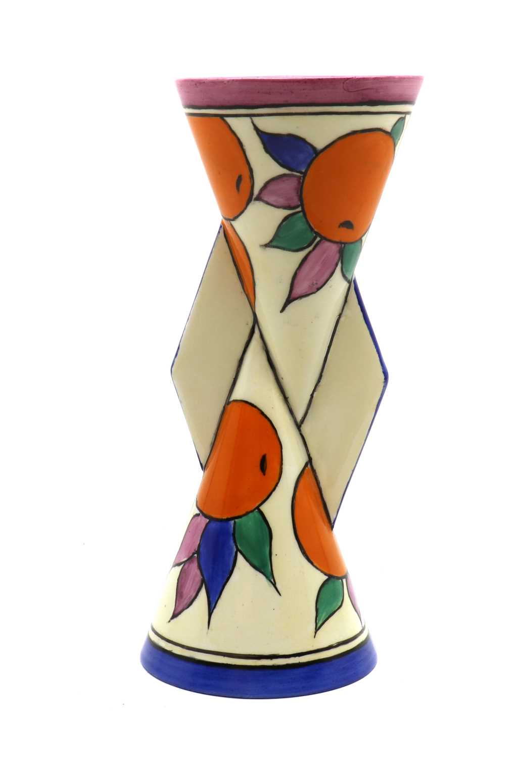 A modern 'Yo-Yo' pottery vase, - Image 2 of 3