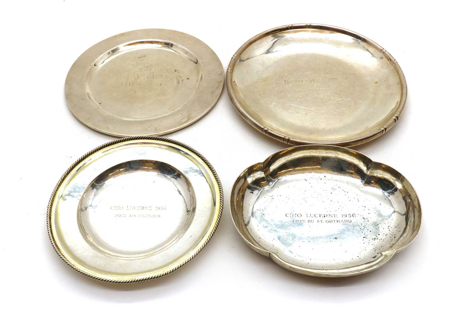A collection of silver presentation dishes, - Image 2 of 3