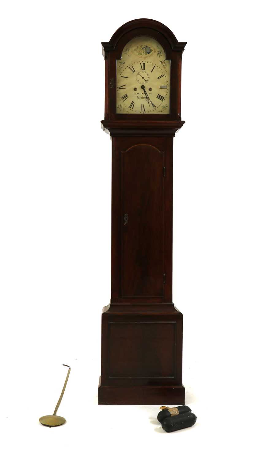 A mahogany longcase clock