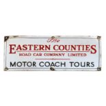 An Easter Counties Road Car Company Limited enamel sign