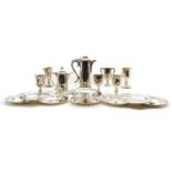 A collection of Ecclesiastical silver plated and EPBM items,