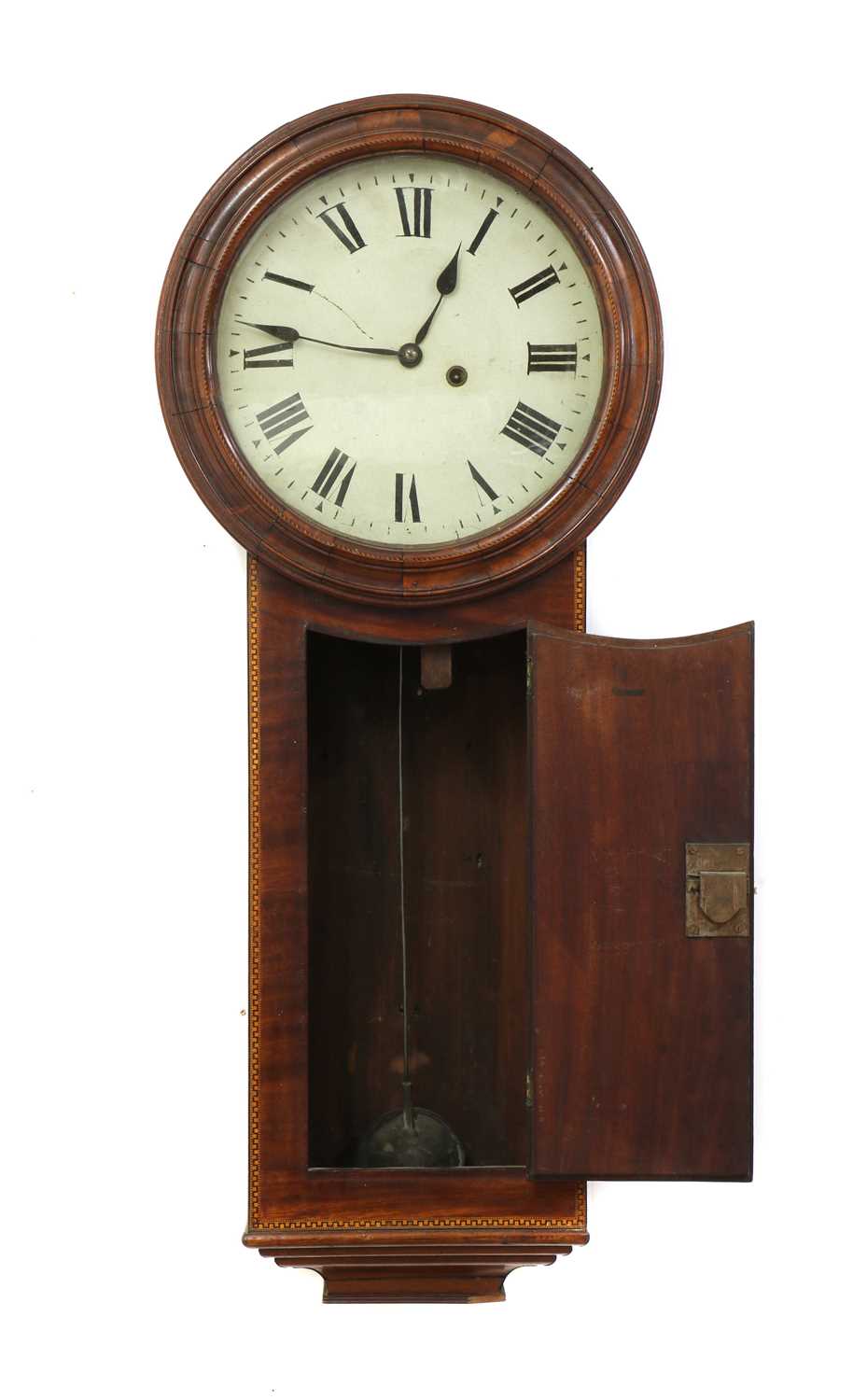 A mahogany cased wall clock - Image 2 of 13