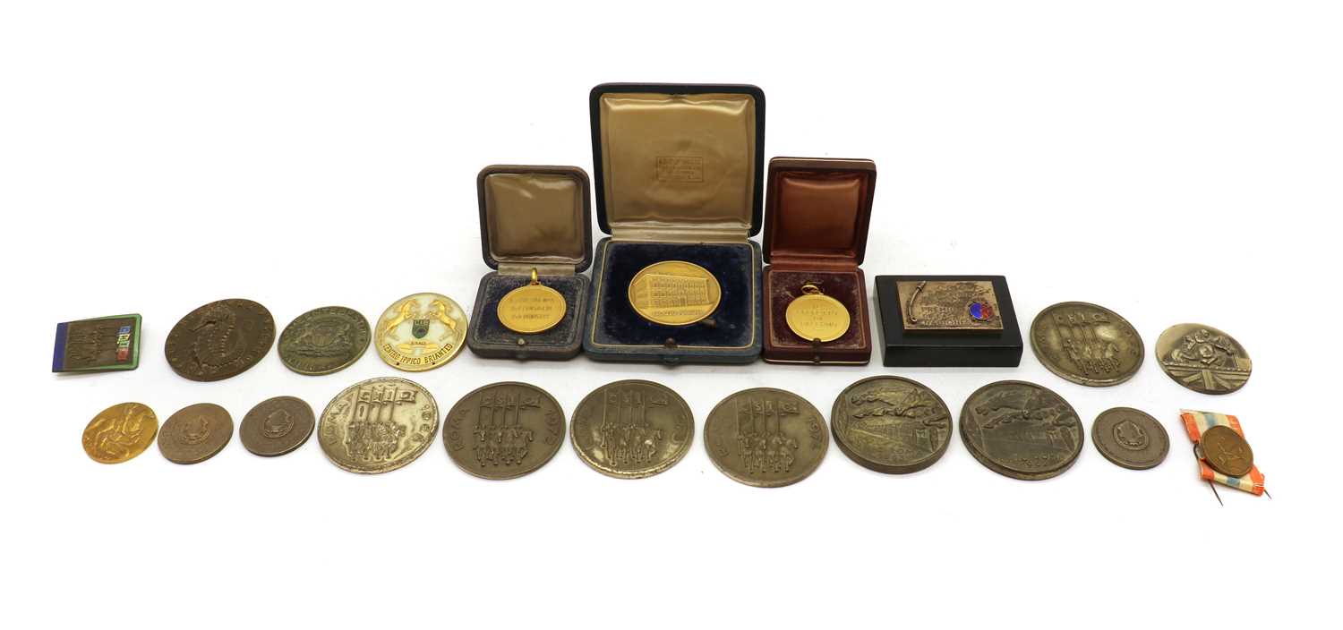 A collection of European equestrian medals - Image 2 of 3