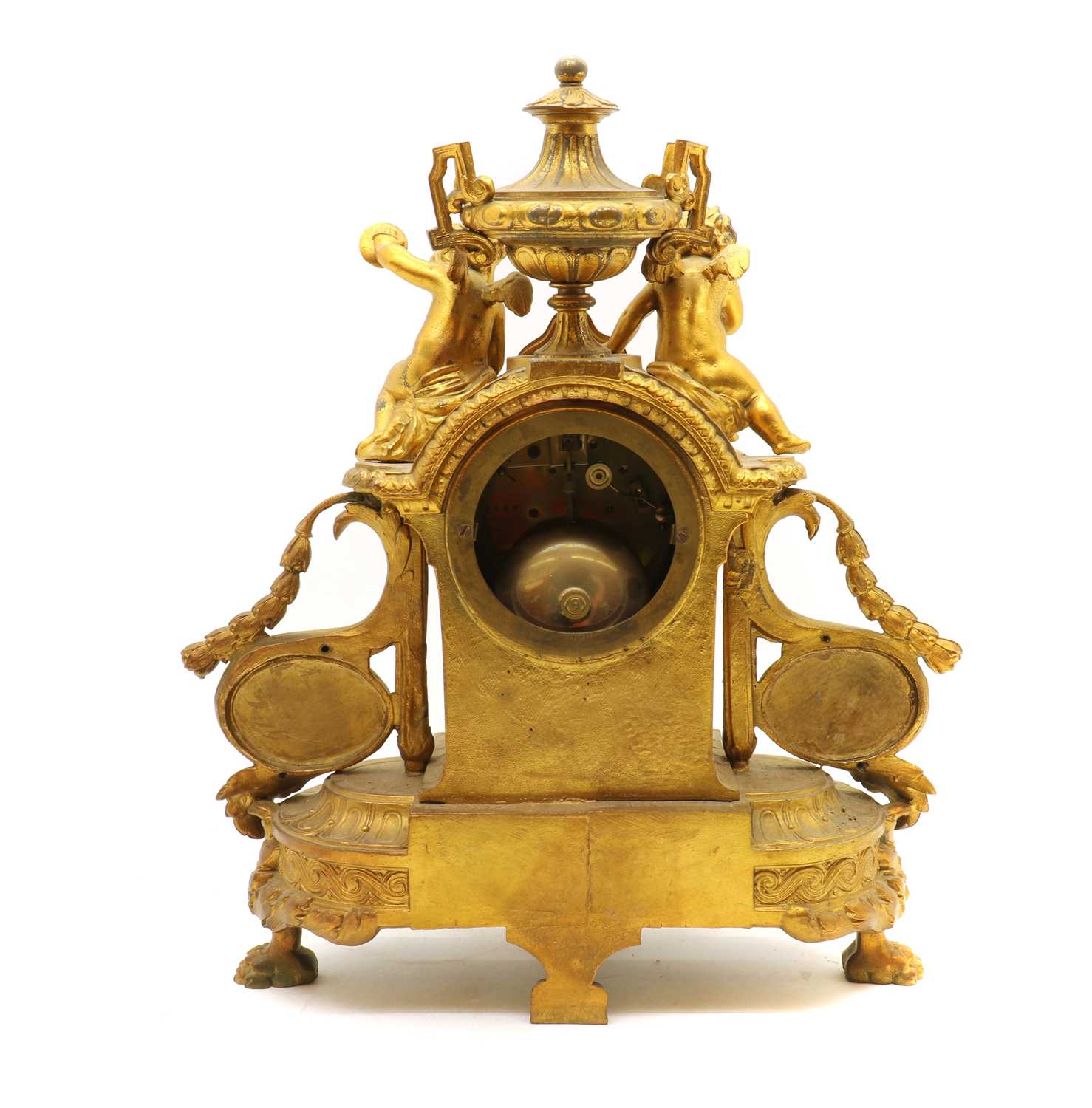 A Louis XVI style mantle clock - Image 3 of 4