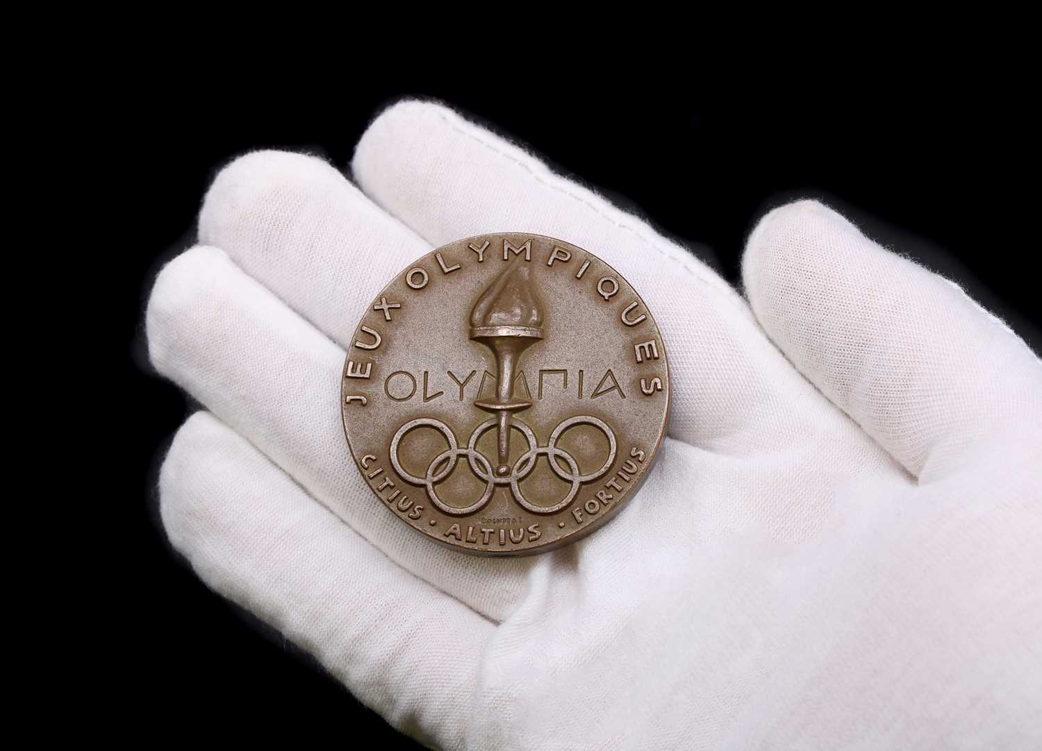 A 1956 Stockholm Equestrian Olympic bronze medal, - Image 2 of 8