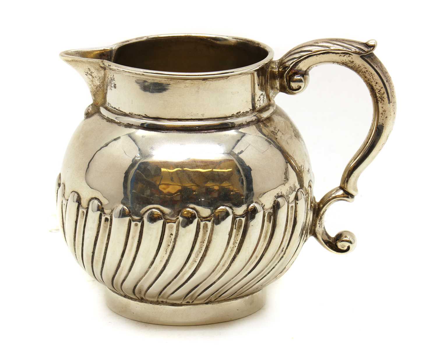 A George III silver cream jug, - Image 2 of 3