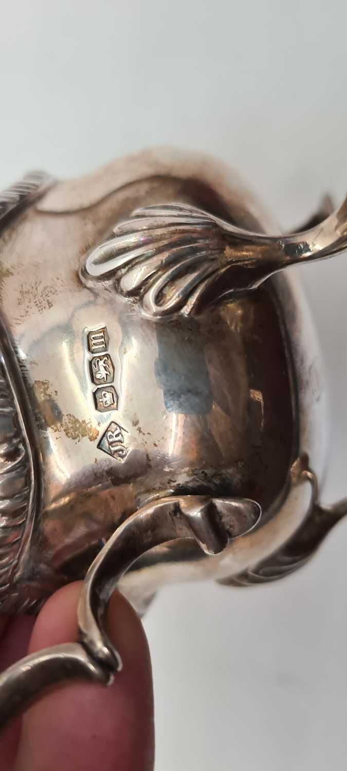 A pair of silver sauce boats, - Image 14 of 24