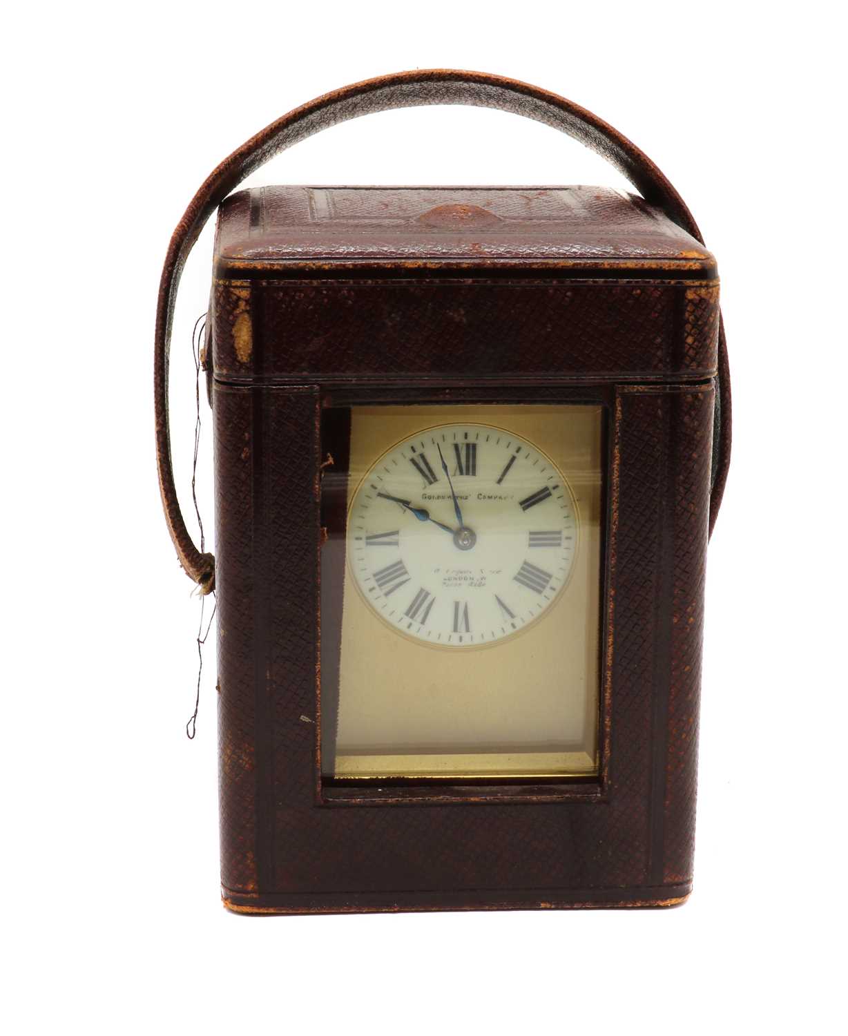 A gilt-brass Grand Sonnerie carriage clock - Image 5 of 9