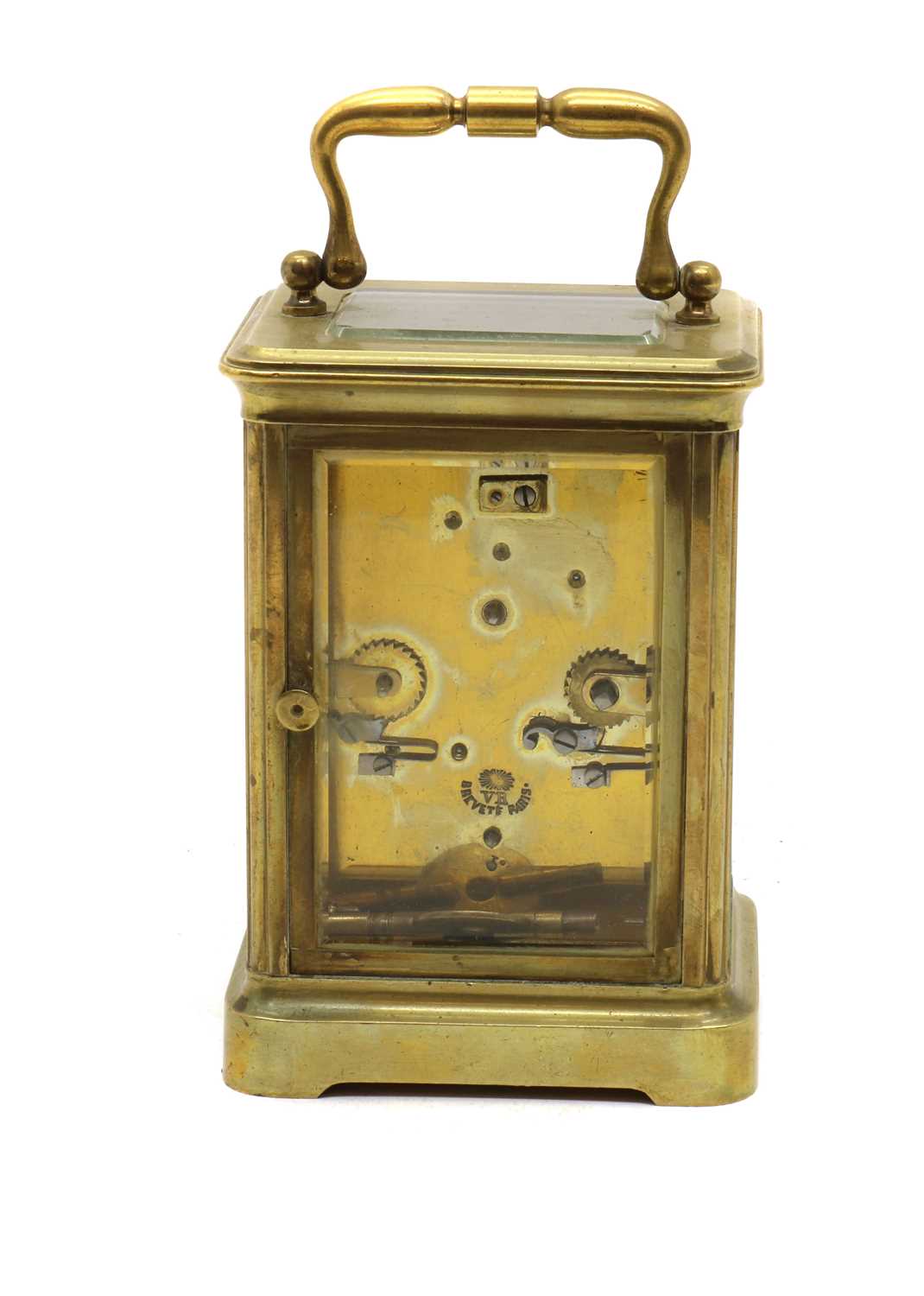 A brass carriage clock - Image 2 of 3