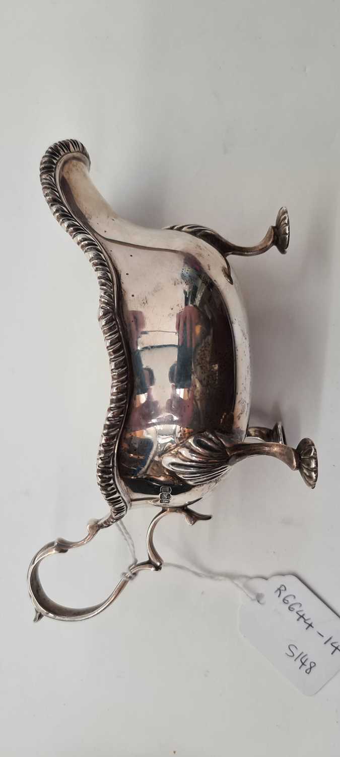 A pair of silver sauce boats, - Image 17 of 24