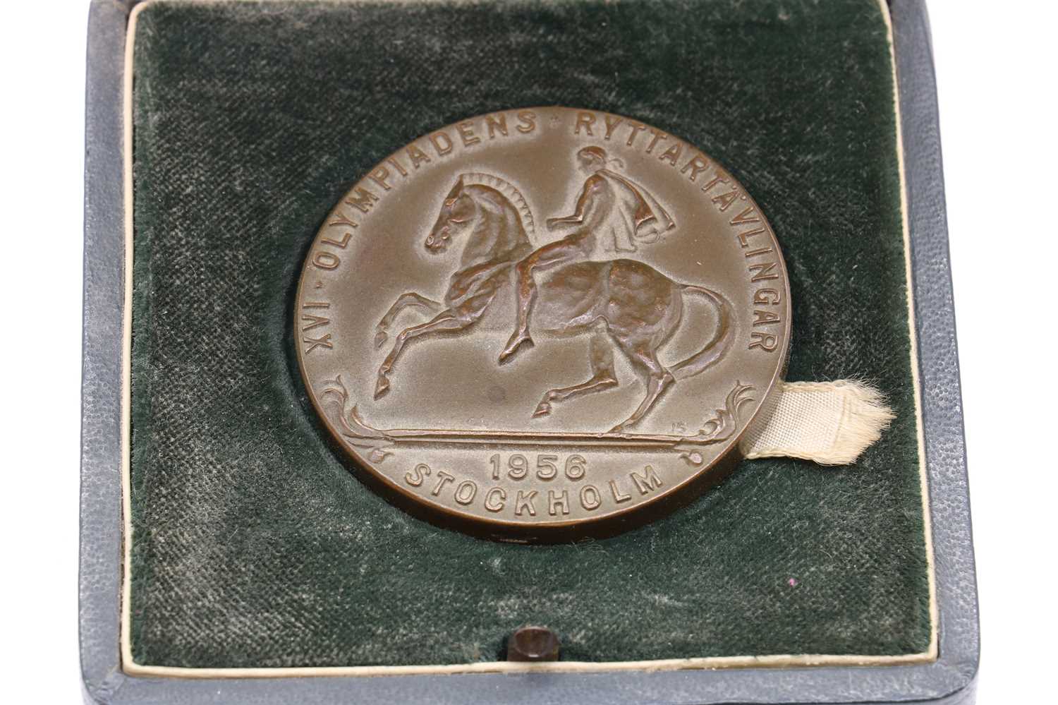 A 1956 Stockholm Equestrian Olympic bronze medal, - Image 6 of 8