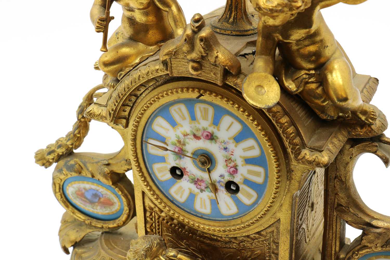 A Louis XVI style mantle clock - Image 2 of 4