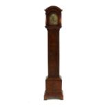 A small George III walnut longcase clock