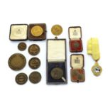 A collection of British equestrian medals,