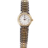 A ladies' bi-colour Longines 'Flagship' quartz bracelet watch,