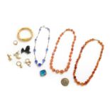 A large collection of costume jewellery,