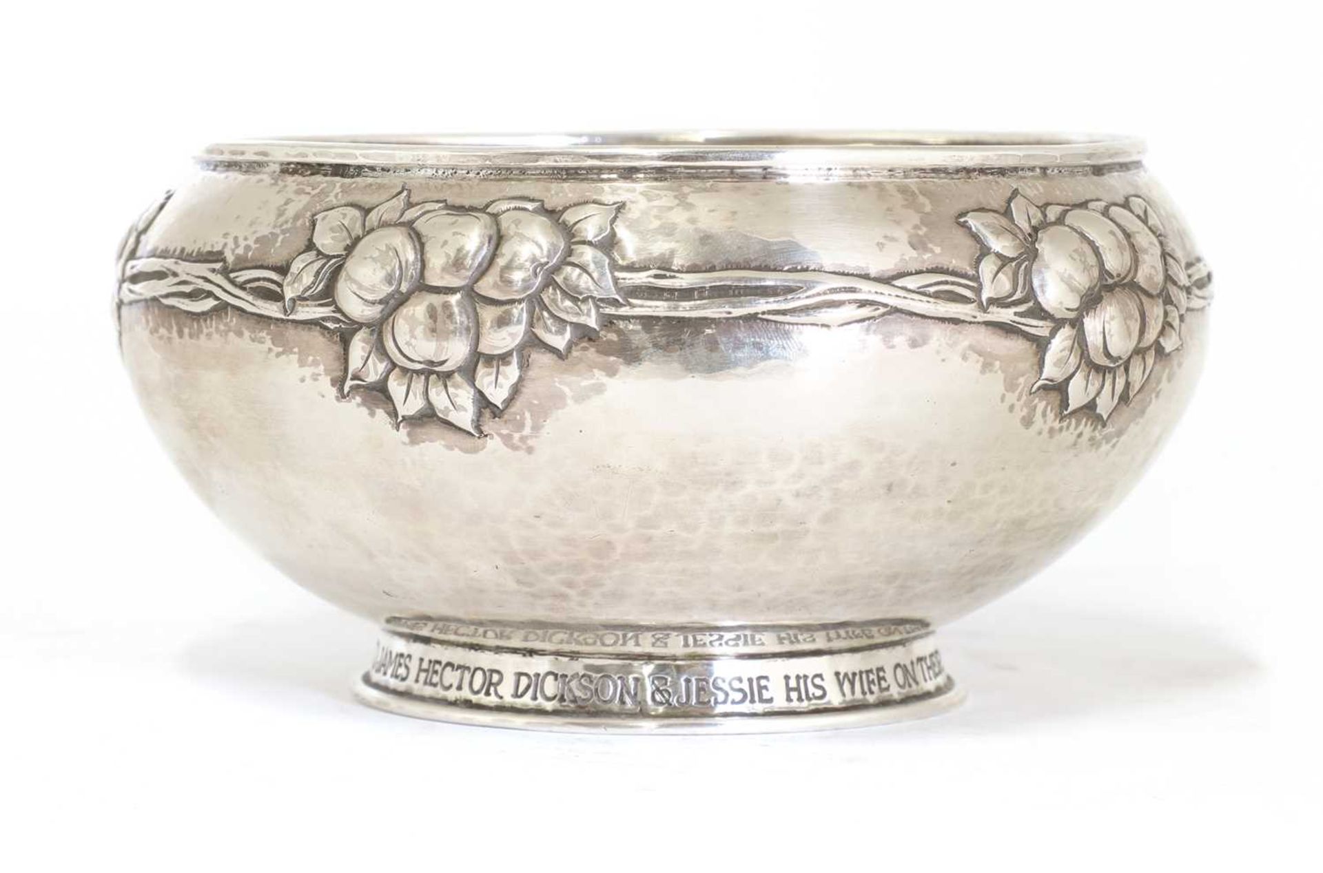 An Arts and Crafts silver presentation bowl, - Image 5 of 5